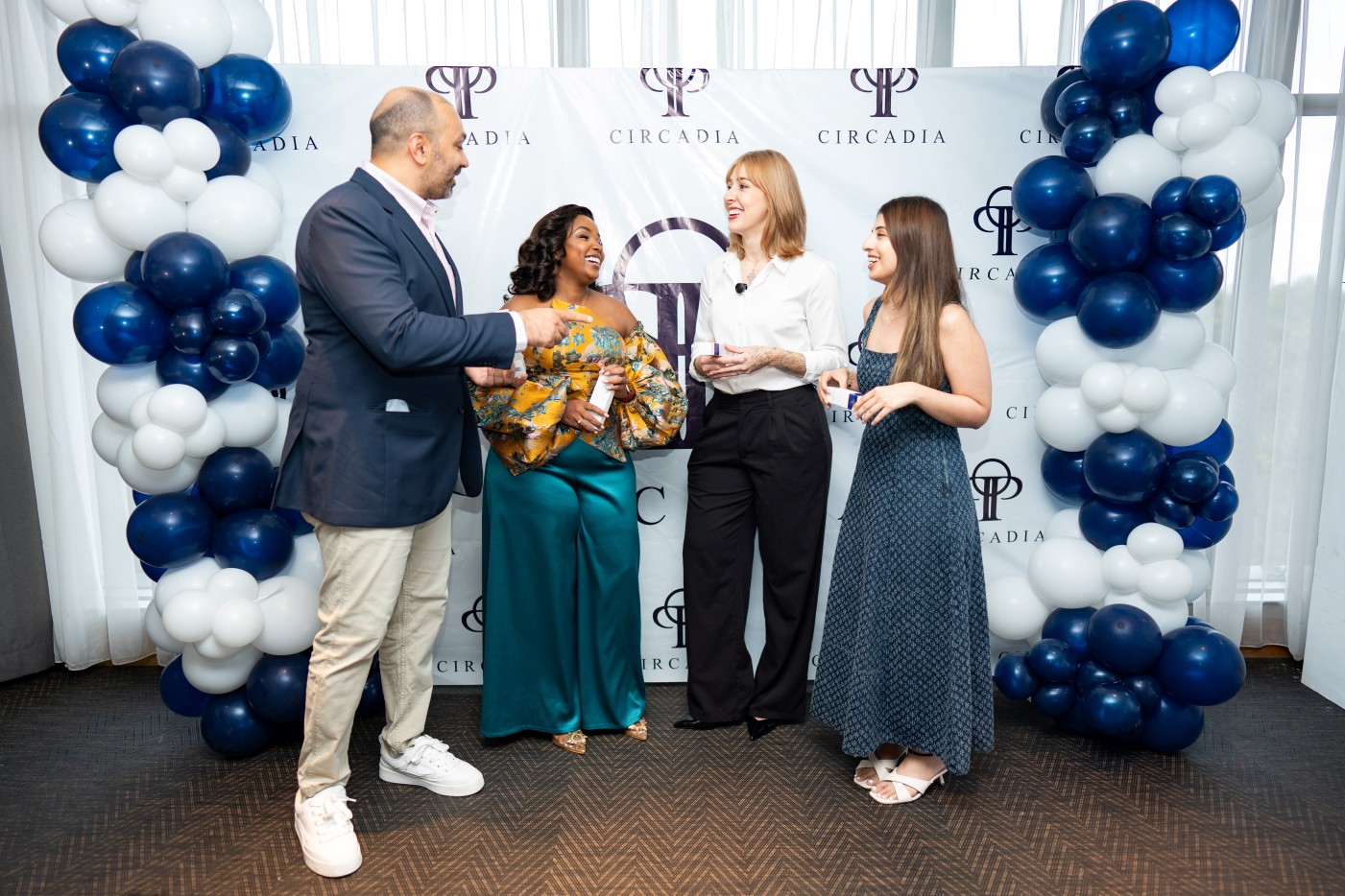 Circadia SAMENA Managing Director Jitin Jaggi; Uglow Aesthetics Clinic Nairobi CEO Jean Kinuthia; Circadia SAMENA Business Development Executive Ashlea Van Rooyen; and, Circadia SAMENA  Snr Marketing Specialist Khushboo Motiani.